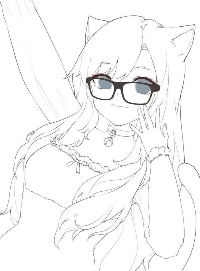 gin sakura sketch glasses