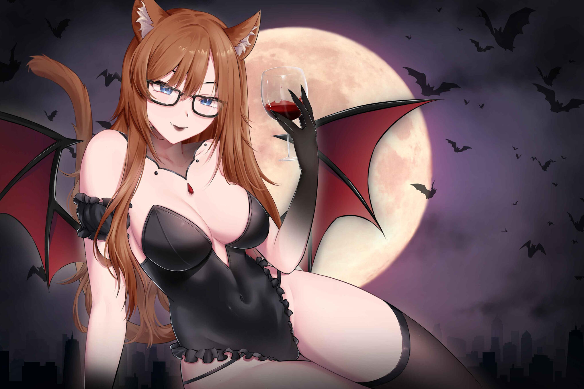 gin halloween succubus